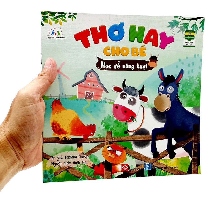 Sách - Thơ Hay Cho Bé - Học Về Nông Trại