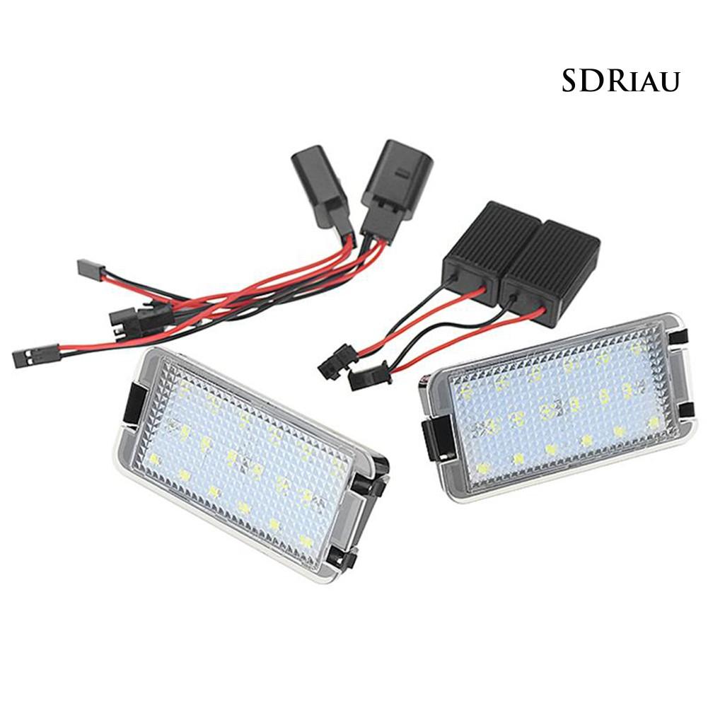 Set 2 Đèn Led Gắn Biển Số Xe Ô Tô