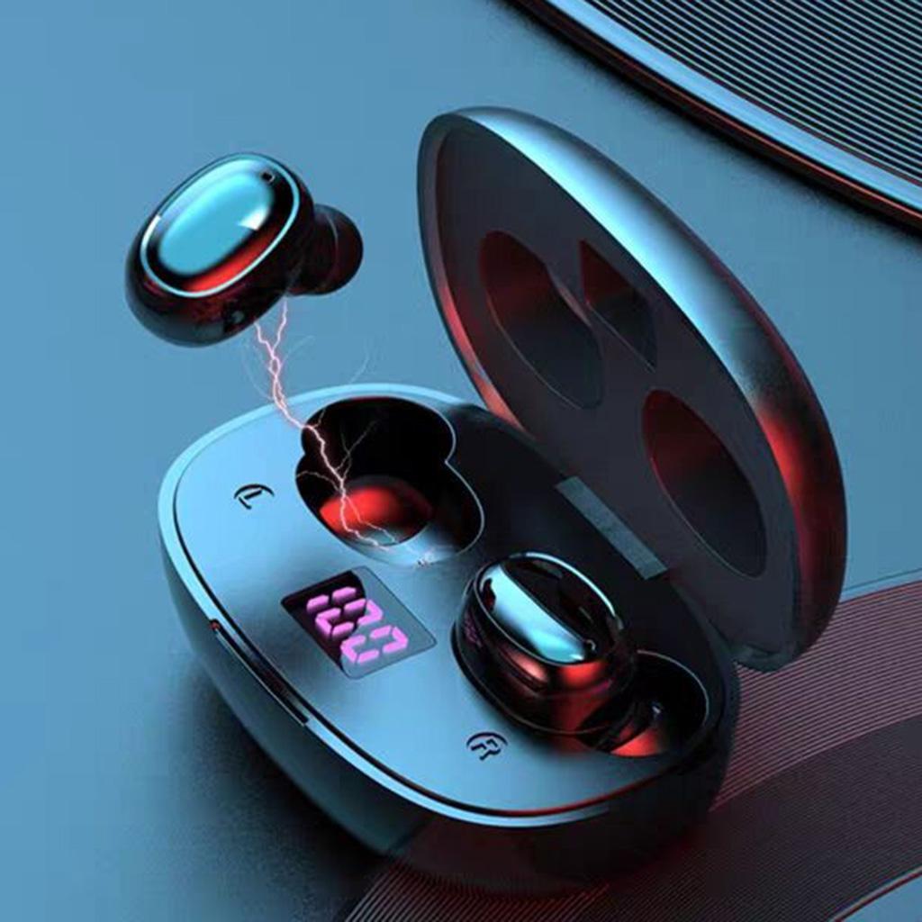 Waterproof Bluetooth 5.0 Headset Wireless Earphones Stereo Earbuds White