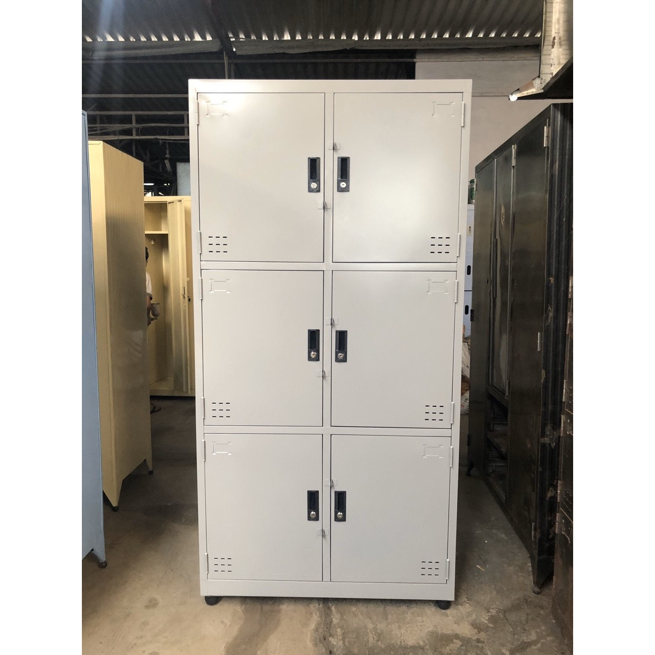 Tủ hồ sơ văn phòng lưu trữ tài liệu cao cấp 6 cửa_HS6CTD-01