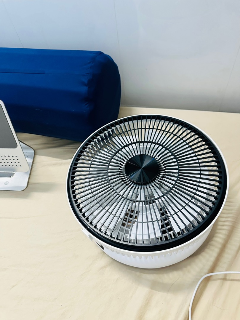 Quạt tích điện gấp gọn thông minh RoHS 10800mAh dùng tới 50h khiển từ xa xuất EU - Hàng chính hãng