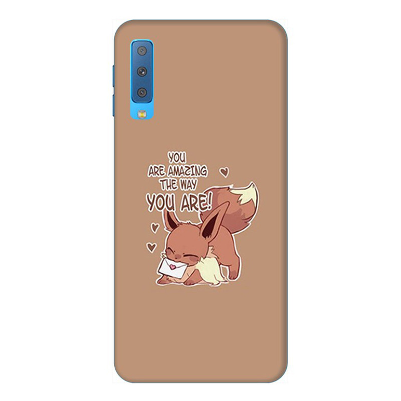 Ốp Lưng Dành Cho Điện Thoại Samsung Galaxy A7 2018 Pikachu Mẫu 2
