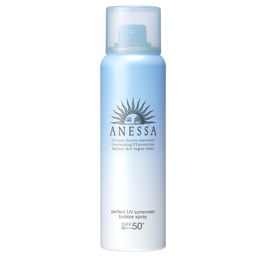 Xịt Chống Nắng Dạng Bọt Anessa Perfect UV Bubble Spray SPF50+ PA++++ (60g)