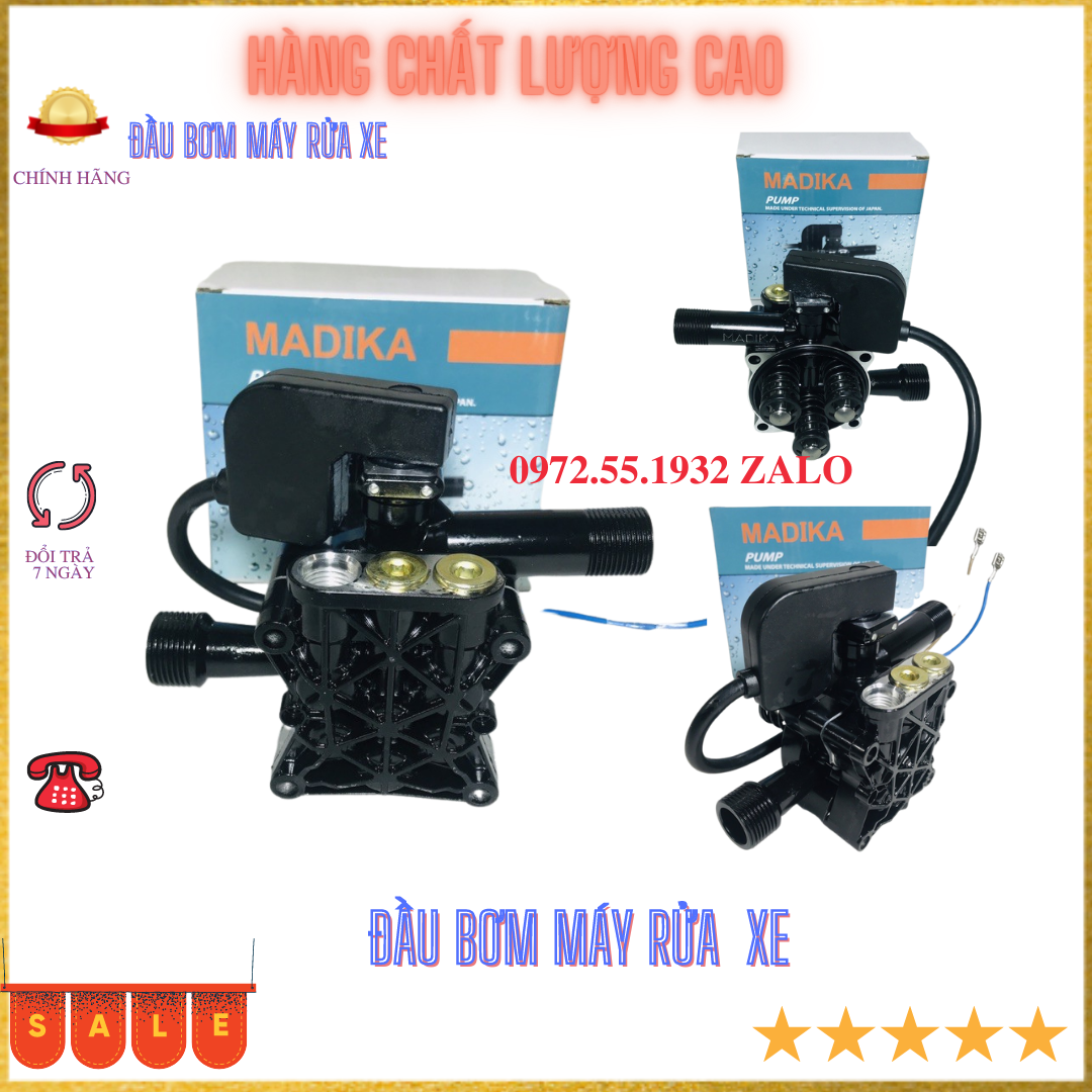 Đầu bơm máy rửa xe mini gia đình