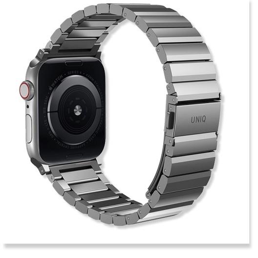 Dây Đeo Thép UNIQ Strova Steel Link Band dành cho Apple Watch 45/44/42MM - Hàng chính hãng