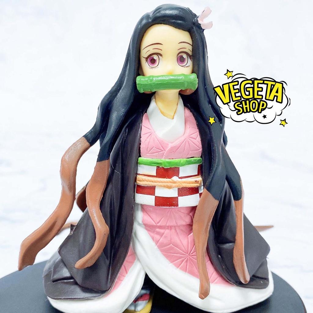 Mô hình Kimetsu No Yaiba - Mô hình thanh gươm diệt quỷ - Kamado Nezuko teo nhỏ sau khi dùng sức mạnh - Cao 10cm