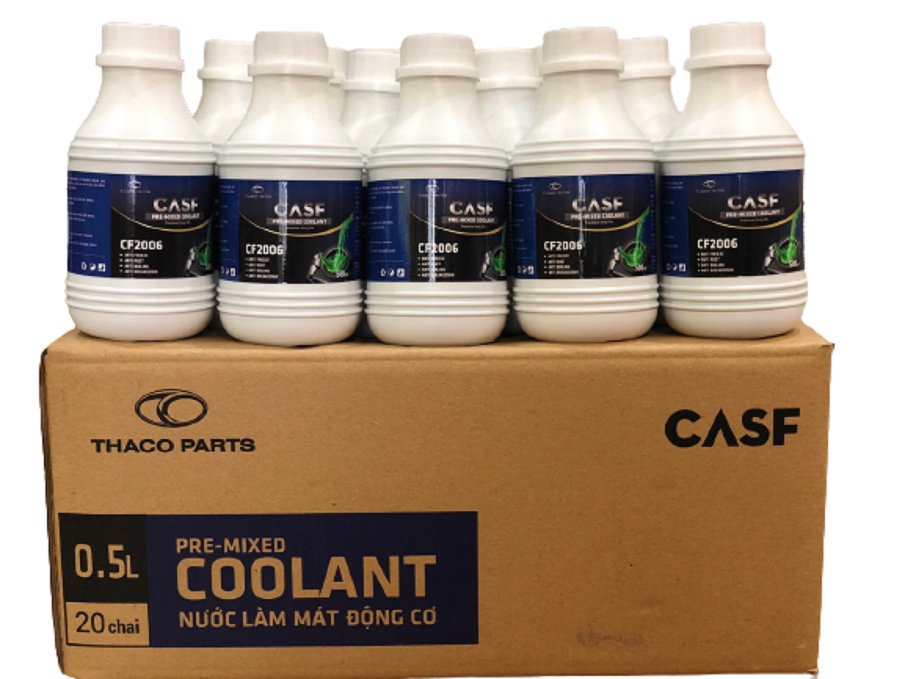 Nước làm mát động cơ pha sẵn Thaco CF2006 chai 0.5L