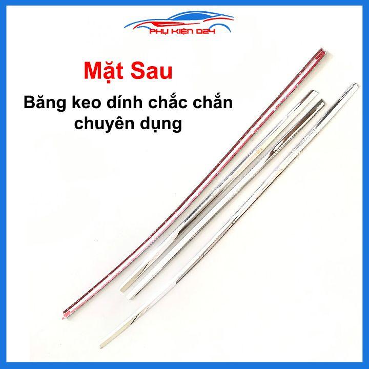 Bộ nẹp viền cong kính Inox Cho Mazda Cx5 2018-2022