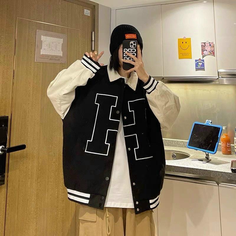Áo Khoác Dù Chữ H siêu đẹp - form rộng , thời trang unisex siêu đẹp - phong cách hàn quốc cực hot THỜI TRANG NAM 1