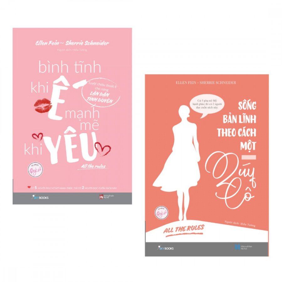Combo Bình Tĩnh Khi Ế + Mạnh Mẽ Khi Yêu Và Sống Bản Lĩnh Theo Cách Một Quý Cô (Bộ 2 Quyển)