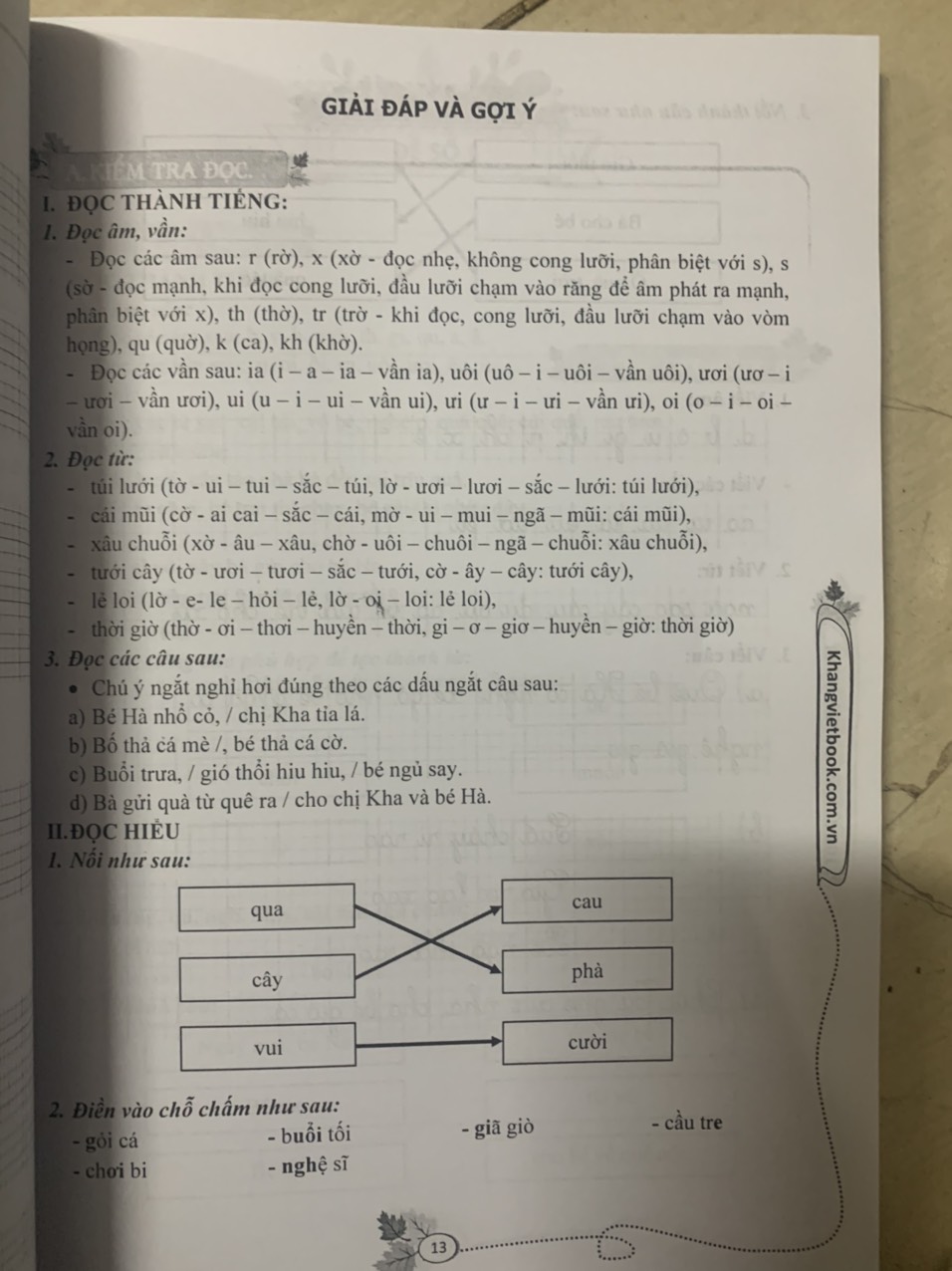 100 đề kiểm tra Tiếng Việt lớp 1 tập 1