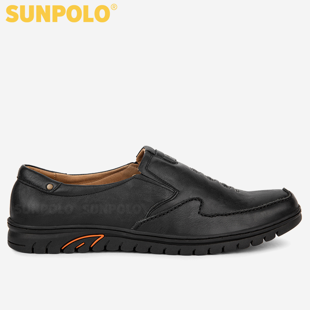 Giày Lười Nam Da Bò SUNPOLO SUS511
