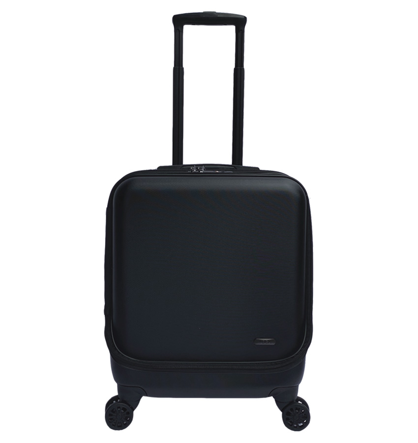 Vali doanh nhân nhựa nhám có ngăn đựng laptop riêng biệt nắp trước mở ra size 18 Inch Wide body TT109