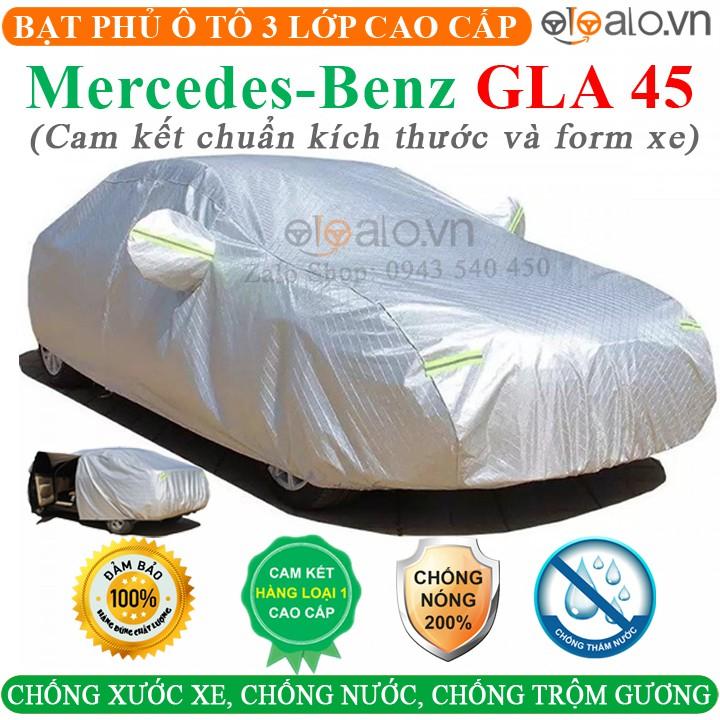 Bạt Phủ dành cho Ô Tô Mercedes Benz GLA 45 Cao Cấp 3 Lớp Chống Nắng Nóng Chống Nước Chống xước