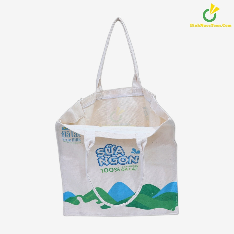 [QUÀ TẶNG] Túi vải VPMilk Đà Lạt True Milk kích thước 30cm x 33cm x 38cm
