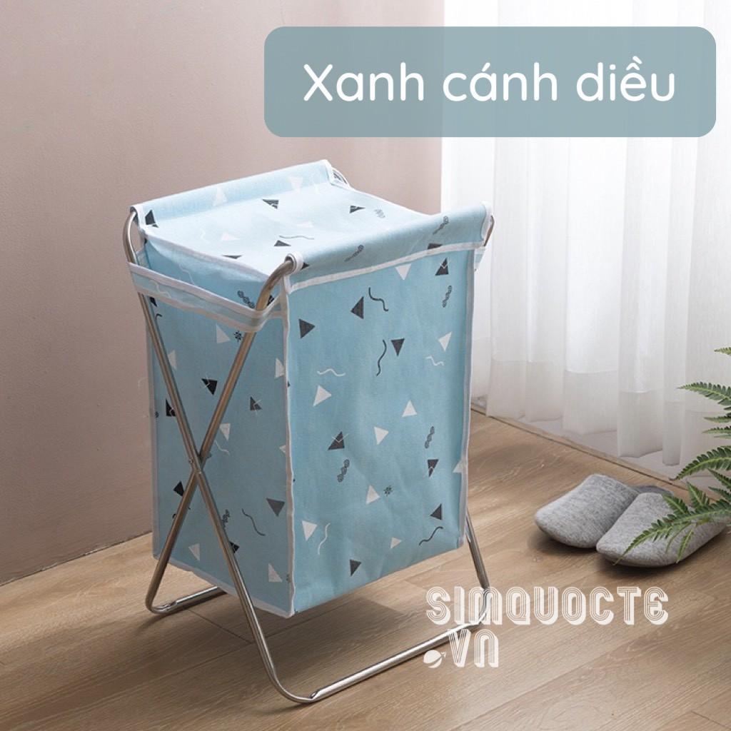 Giỏ đựng quần áo giặt có nắp đậy