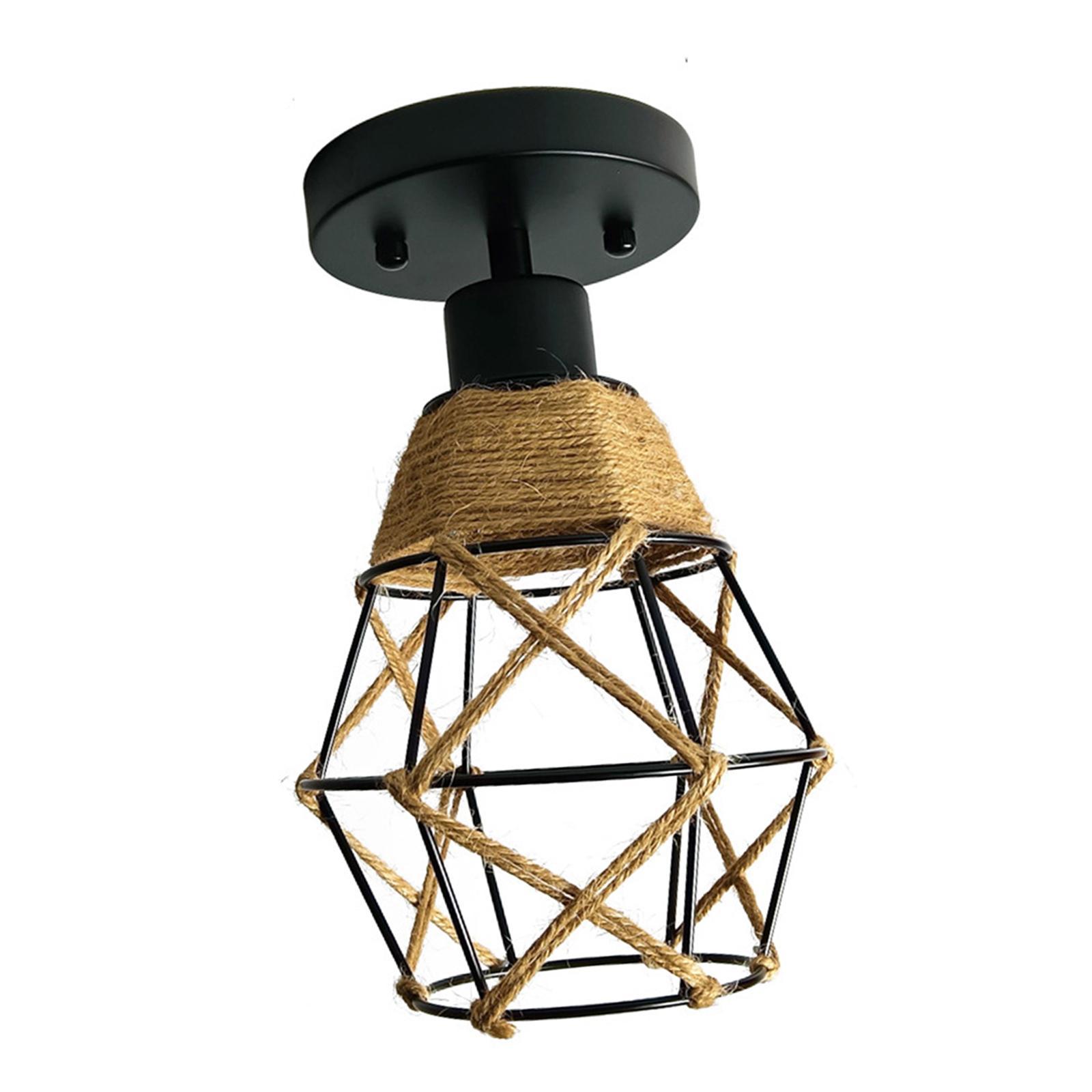 Ceiling Lamp Iron Decorative Ceiling Light Fixture for Home Hallway Tea Room