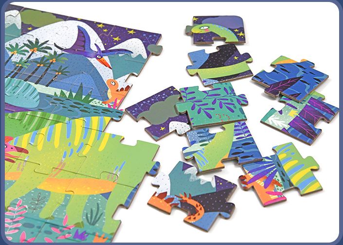 Xếp hình khủng long Dinosaur Puzzle Mideer