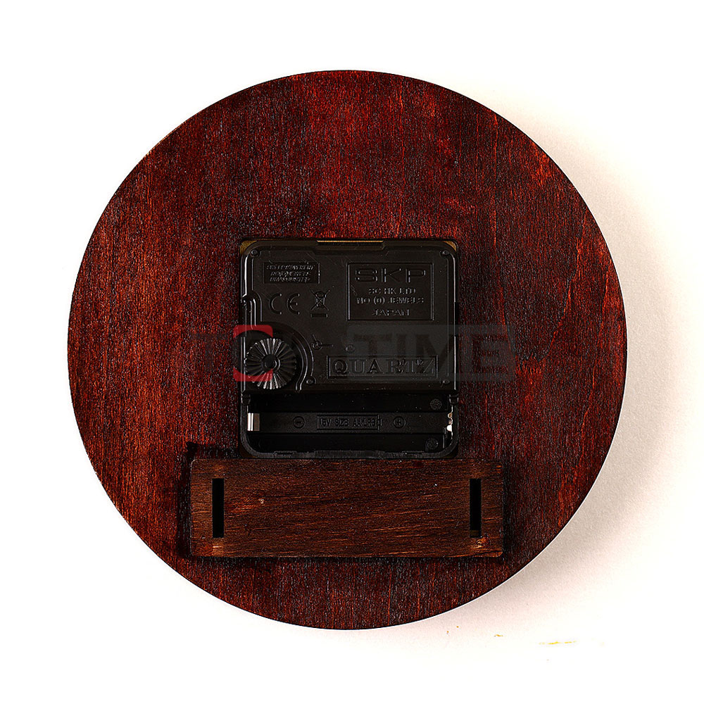 Đồng hồ gỗ 3D nghệ thuật – Đồng hồ để bàn trang trí – Máy kim trôi không ồn – Quà tặng độc đáo