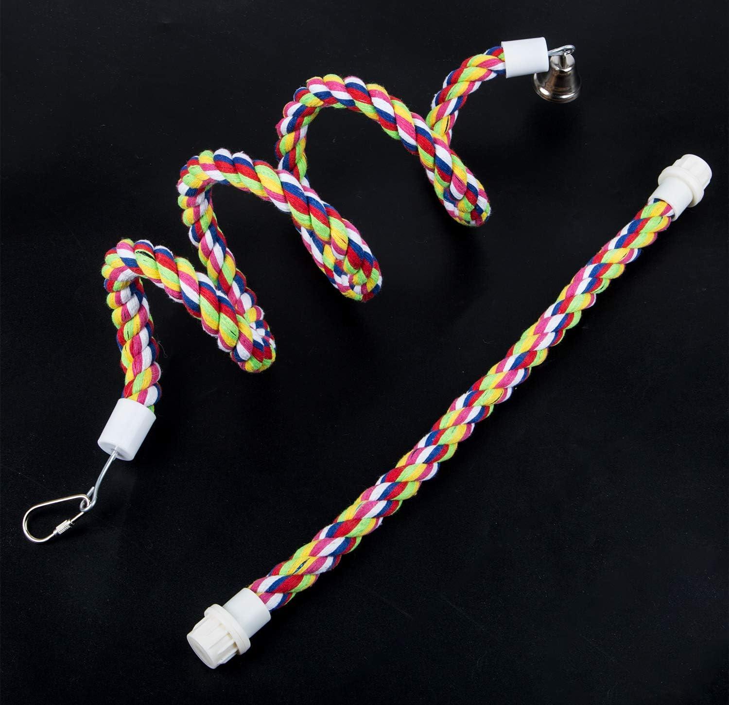 Đồ chơi parakeet của con chim, dây thừng chim rạn bỏ phụ kiện g chim phù hợp