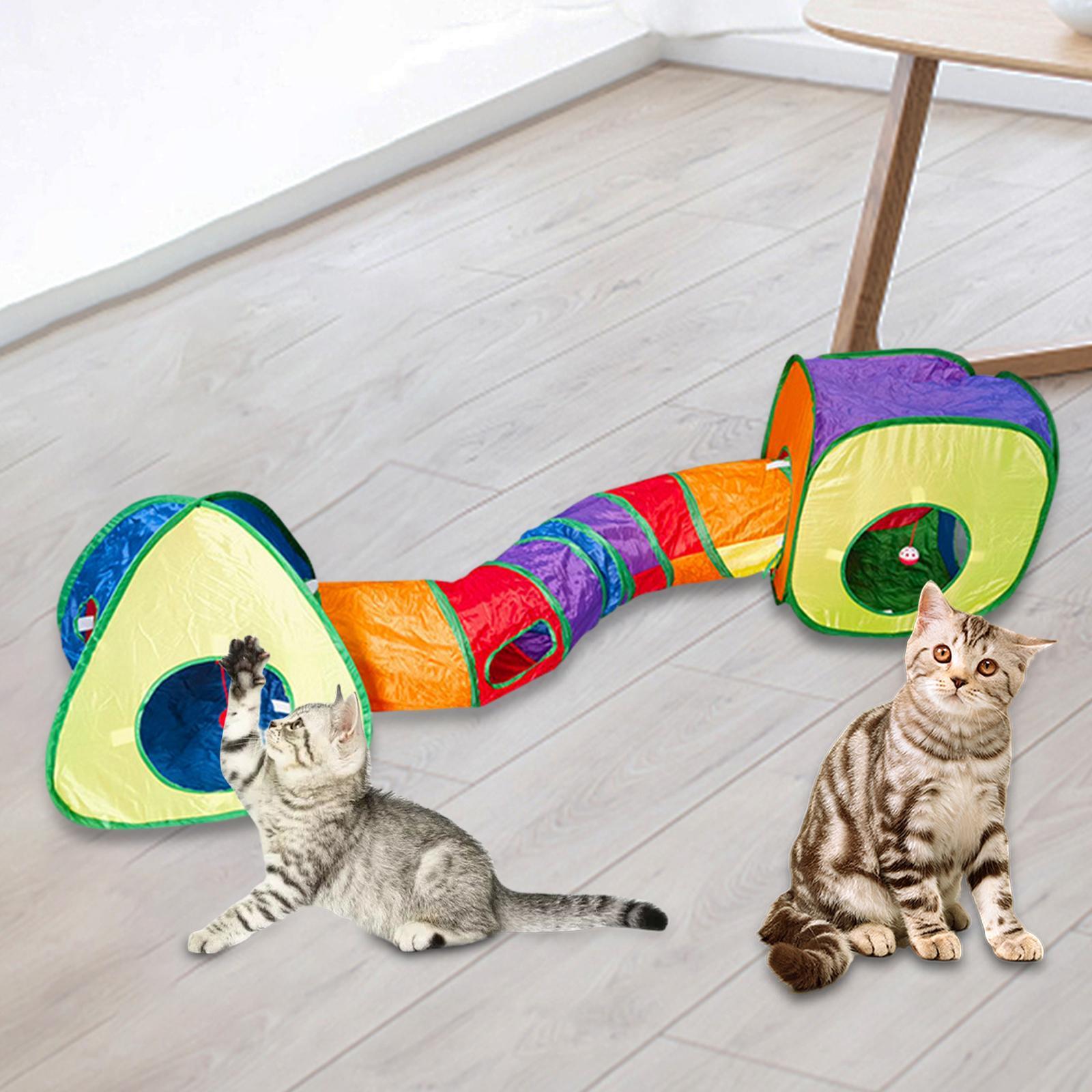 Cat Tunnel Playing Hut Play Tunnels Outside for Hamster Small Animals Rabbit