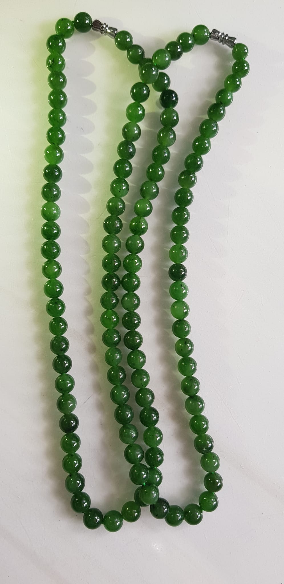 Vòng chuỗi đeo cổ Nữ mới đẹp Đá ngọc jade hay ngọc phật xanh tự nhiên  Size 8mm màu xanh ngọc bích bóng sang đẹp hợp mệnh thủy mộc hỏa Quà tặng ý nghĩa cho Mẹ, mình và người thân ý nghĩa ạ