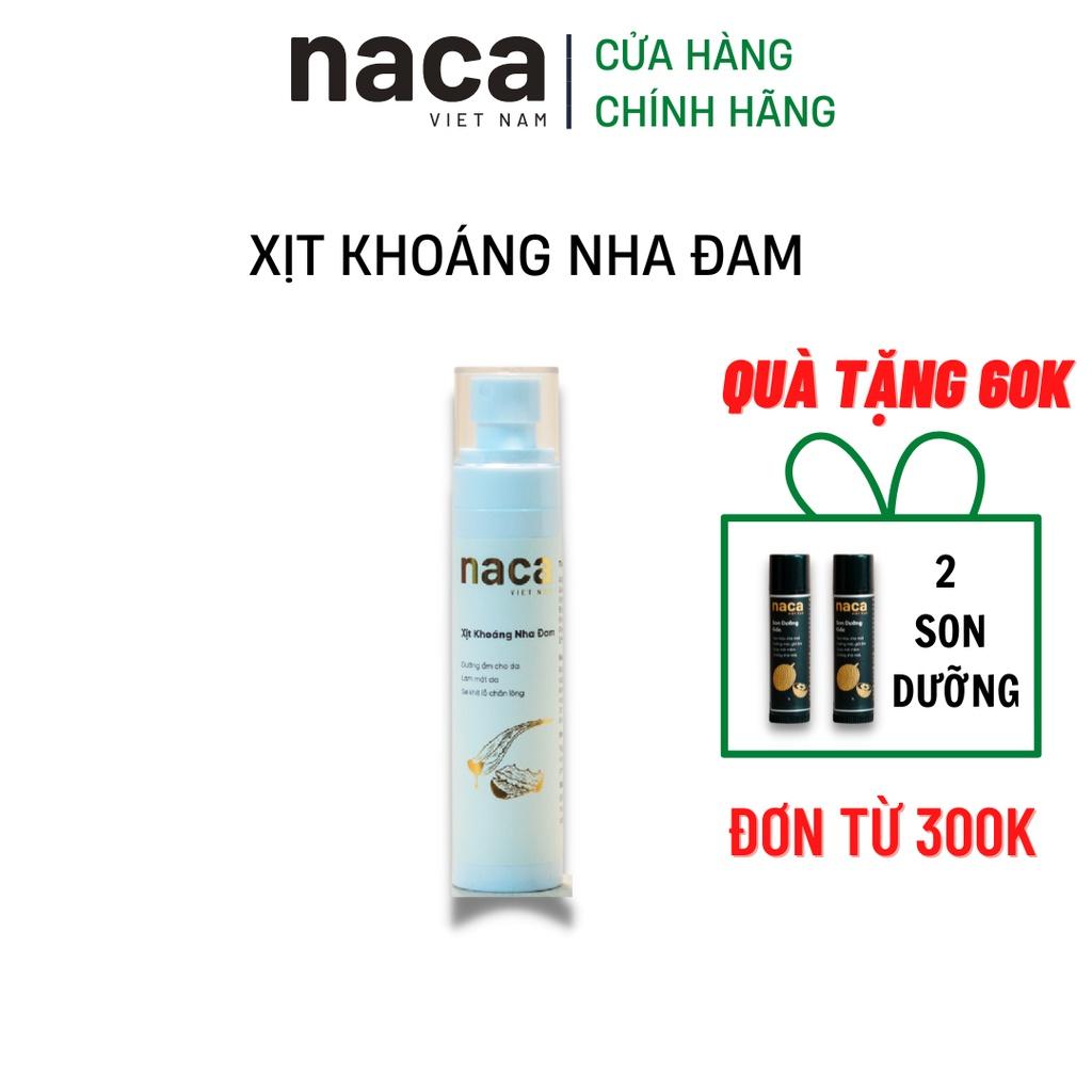 Xịt Khoáng Cấp Ẩm Chiết Xuất Nha Đam Naca Việt Nam Làm Mát Da và Se Khít Lỗ Chân Lông 100ml