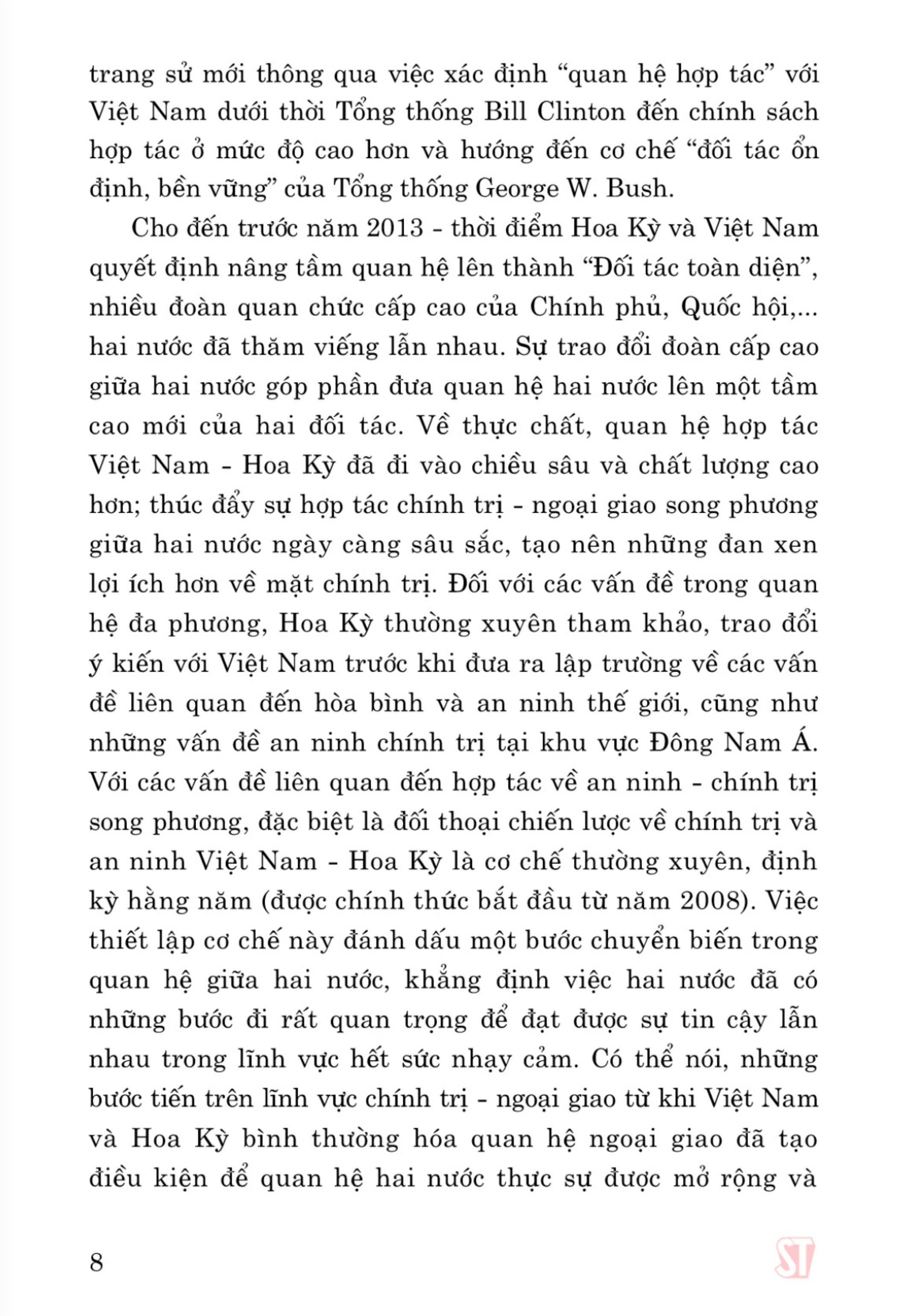 Quan hệ chính trị Việt Nam - Hoa Kỳ (1995 - 2020)