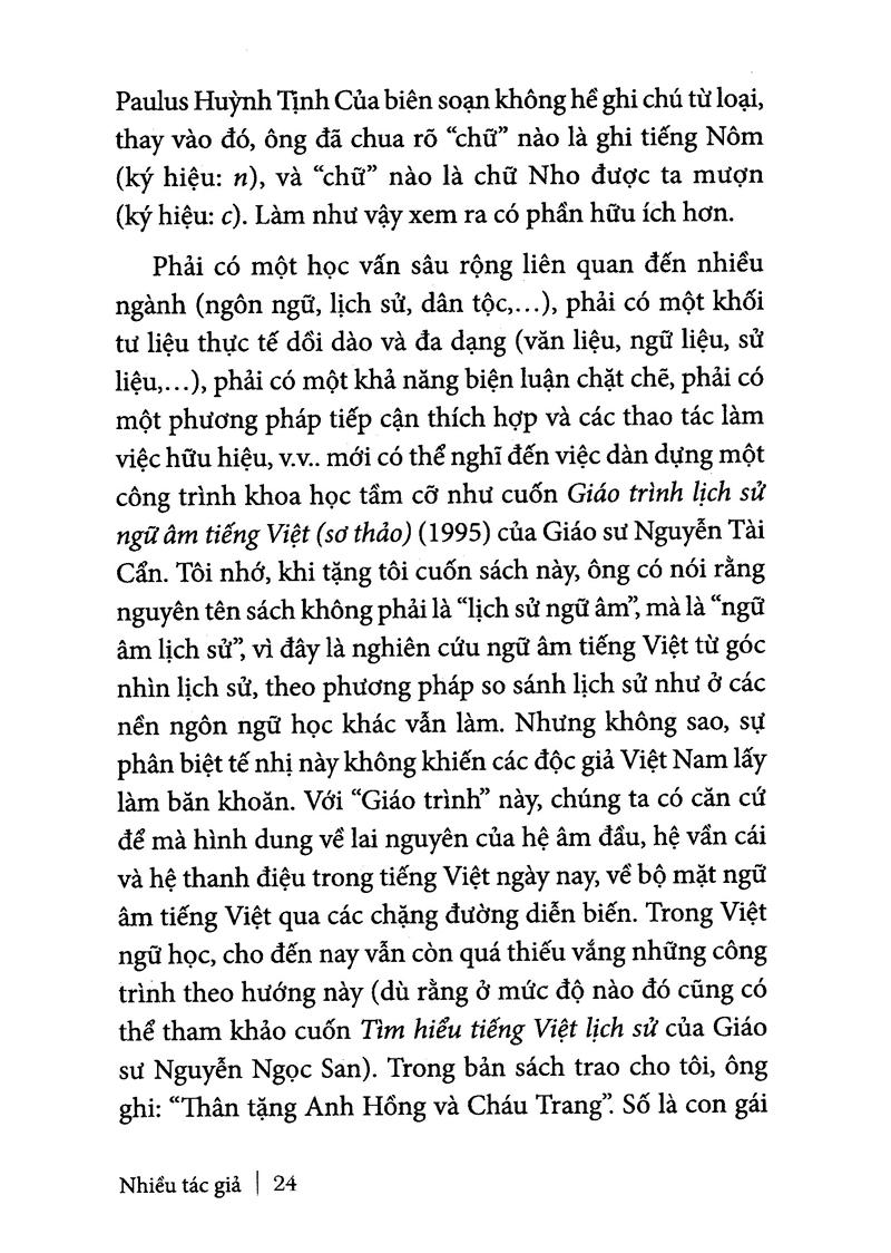 Sách Nguyễn Tài Cẩn - Học Giả Bất Yếm, Bất Quyện