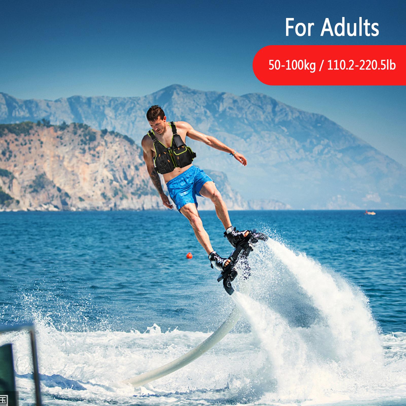Fishing Life Jacket Adult Life Vest Survival Jacket Safety Float Suit for Water Sports Kayaking Surfing Life Jacket