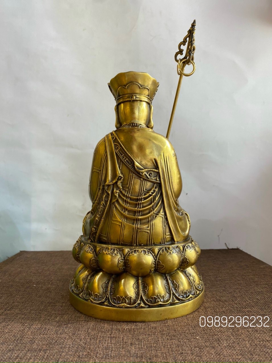 Tôn Tượng Địa Tạng bằng đồng vàng