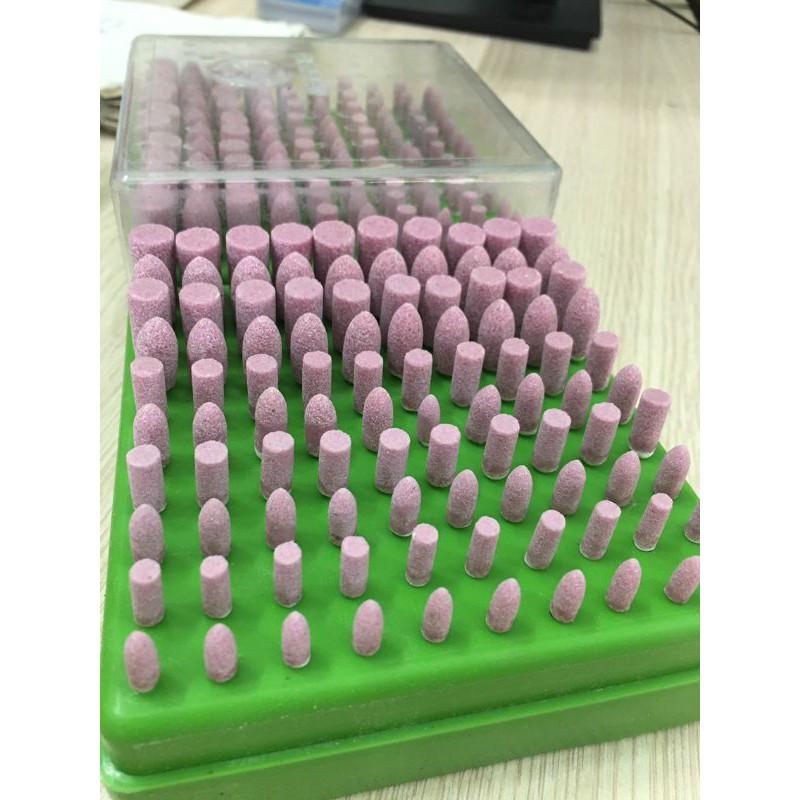 Bộ đầu mài đá cán 3 ly 100 cái tiện lợi loại tốt