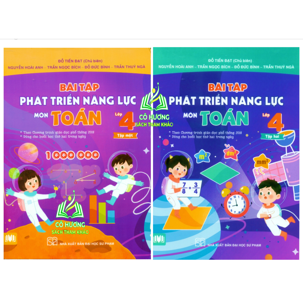 Sách - Combo Bài Tập Phát Triển Năng Lực Môn Toán + Tiếng Việt Lớp 4