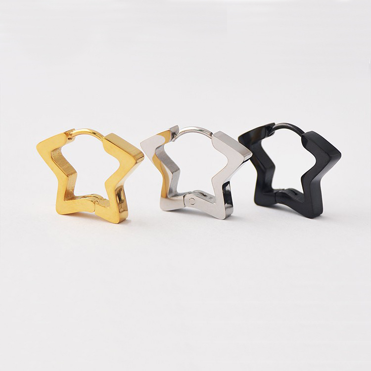 Bông tai khuyên tai Titan hình sao style Unisex