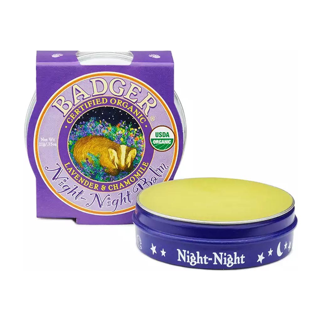 Sáp dầu hữu cơ giúp bé ngủ ngon Badger Night Night Balm USDA Organic - 56g