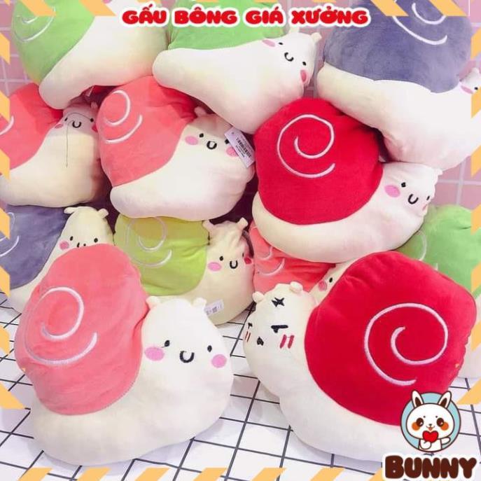 Gấu Bông Ốc Sên Cảm Xúc 2 Mặt Siêu Dễ Thương Thân thiện với trẻ nhỏ dùng cho bé ôm ngủ hoặc trang trí