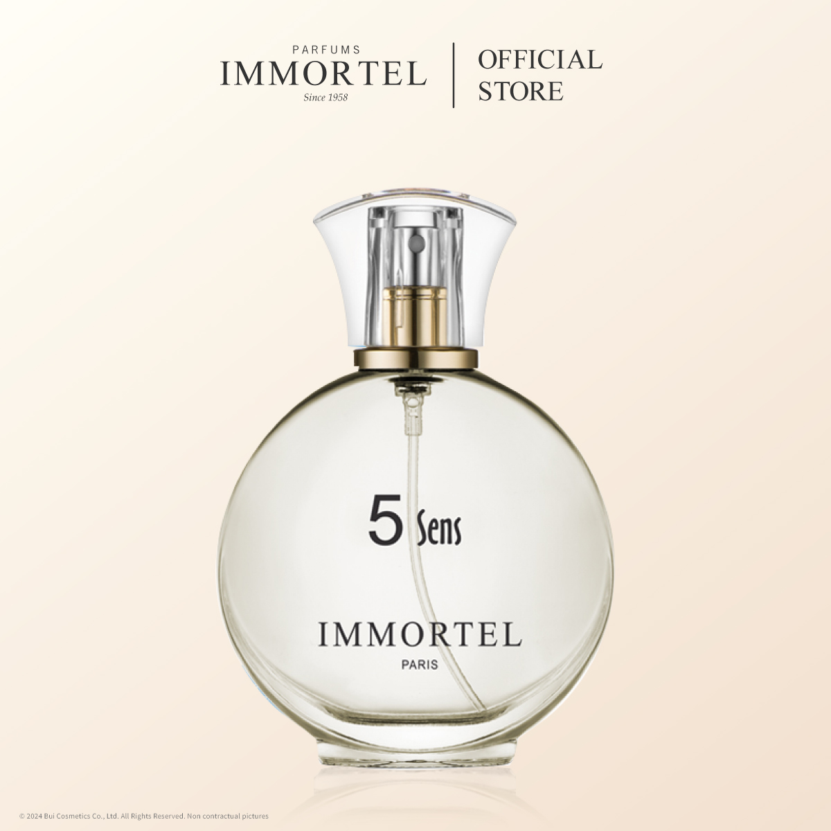 Nước Hoa Nữ IMMORTEL 5 Sens - Eau de Parfum 60mL Nhập Khẩu Chính Hãng Pháp