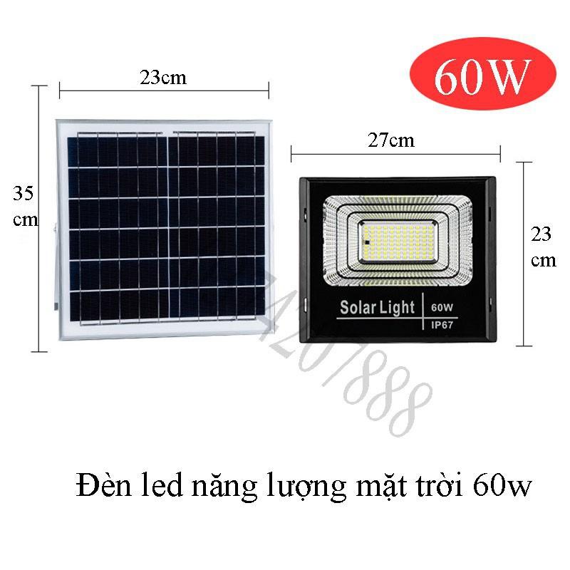 Đèn led pha năng lượng mặt trời 100w 60w 40w 25w