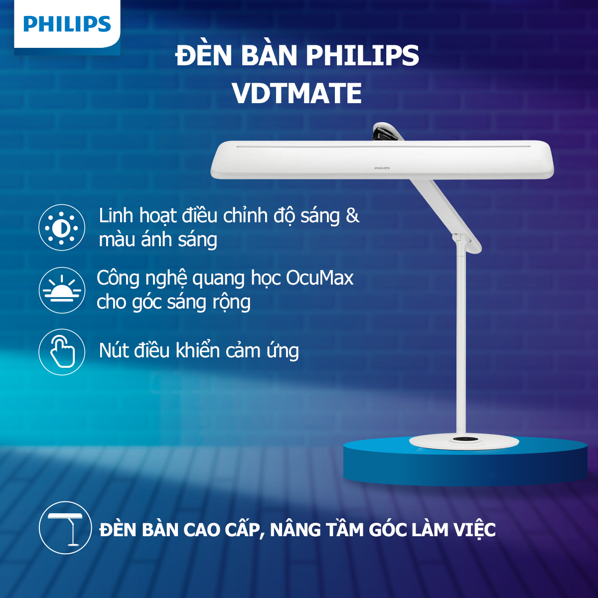 Đèn bàn Philips VDTMate DSK501