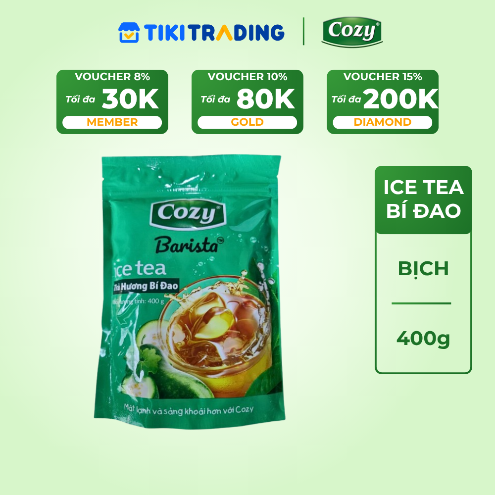 Cozy Icetea Bí Đao  400gr Túi