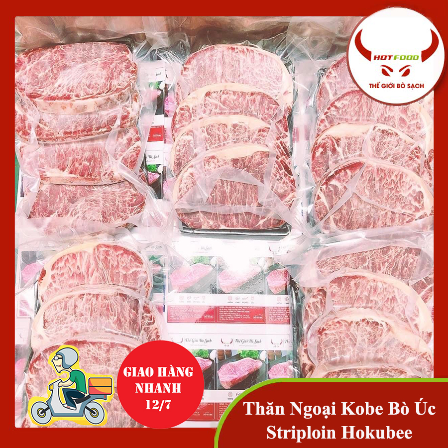 [Giao nhanh HCM ] Thăn Ngoại Hokubee Úc - Striploin Hokubee.