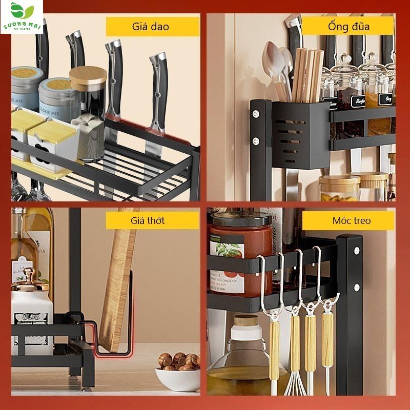 Kệ Gia Vị Bằng Thép 2&3 Tầng