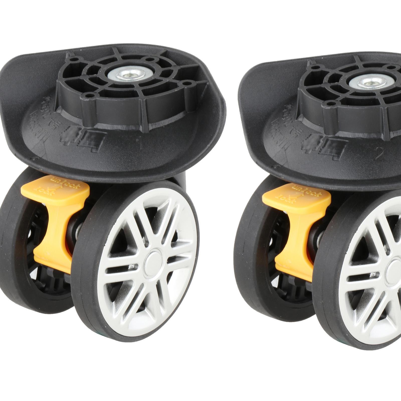 2 Pieces Replacement Luggage Wheels A19 Travel Suitcase Wheels Luggage Mute Wheel for Luggage Box