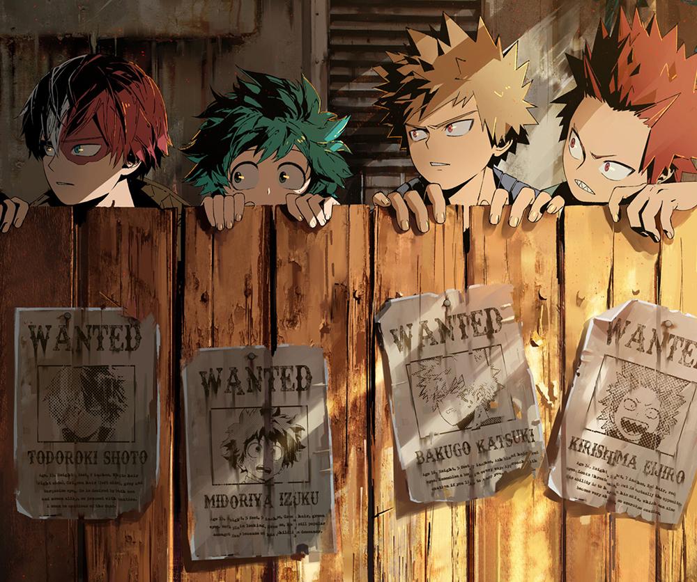 Poster A4 dán tường Anime, decal 21x30 trang trí có keo My Hero Academia Wallpapers (4).jpg