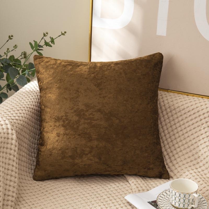 Gối Tựa Lưng Sofa,Trang Trí VẢI NHUNG GẤM TRƠN MÀU CAO CẤP SBK166