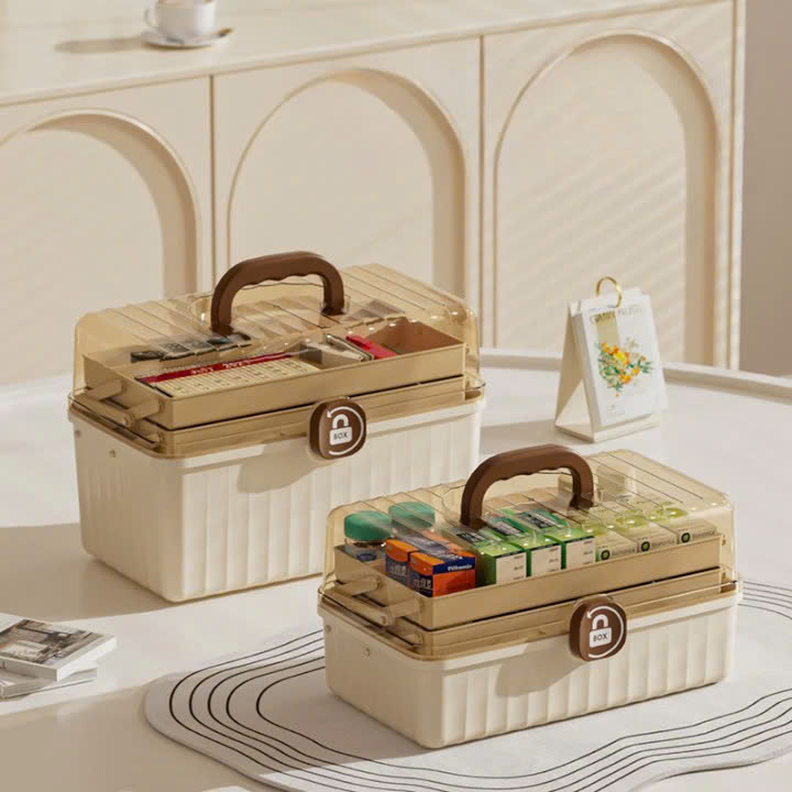 Hộp Đựng Thuốc Gia Đình Kích Thước 32cm x 18cm x 17.5cm - PHỤ KIỆN PHÒNG NGỦ KHÁC