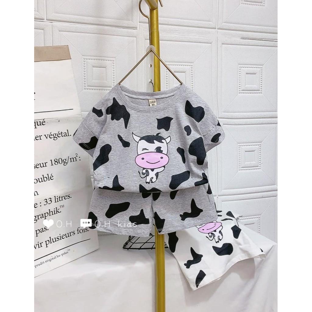 Bộ cộc tay cho bé bộ cộc tay Minkymom họa tiết cho bé trai bé gái Chất thun lạnh cao cấp siêu mềm siêu mát