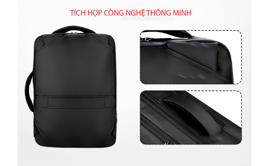 Balo nam đa năng thời trang cao cấp phong cách mới 15.6"