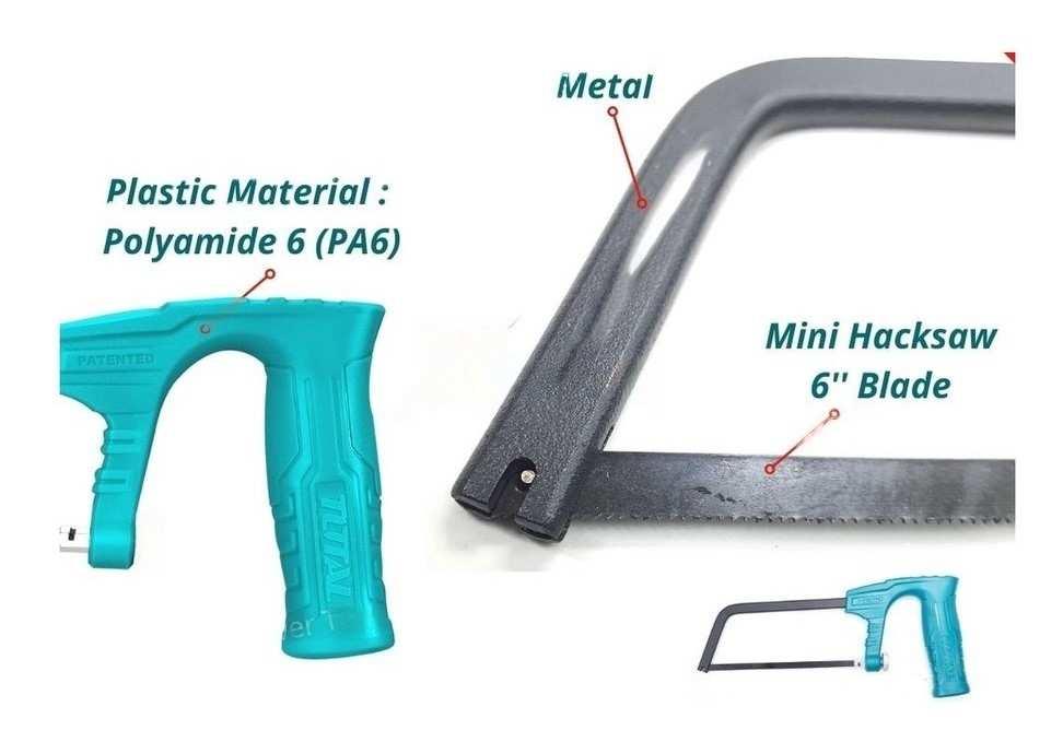 KHUNG CƯA SẮT MINI 150MM TOTAL TMHHF1505 - HÀNG CHÍNH HÃNG