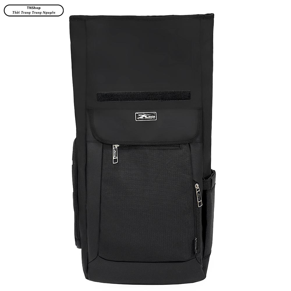Balo Du Lịch Cỡ Lớn Xbags Dark Bear XB 1202 - Balo Nắp Cuộn Có Tính Năng Mở Rộng, Chống Nước, Nhiều Ngăn Tiện Lợi, Thiết Kế Sang Trọng, Đựng Laptop 17 Inch